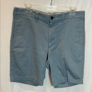 J. Crew Light Blue Flat Front Shorts Size 31